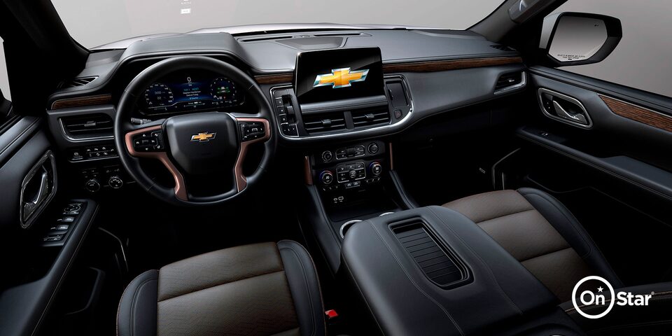Logotipo de OnStar 4G LTE con conectividad Wi-Fi de Chevrolet